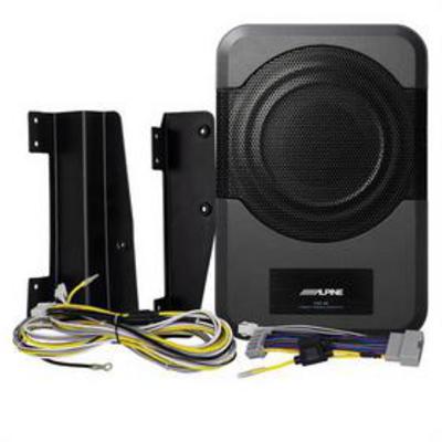 Alpine Jeep JK Under Seat Subwoofer and Install Kit - PWE-S8-WRA | 4WD.com