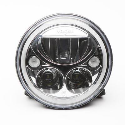 Vision X Lighting Vortex 7 Inch Round LED Headlamp with Halo (Chrome) -  9891217 | 4WD.com